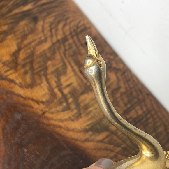 ✅SOLD Gold swan ring dish - Picture 5 of 9